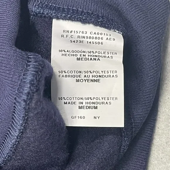 Seattle Kraken Sweatshirt Mens Medium Deep Sea Blue Crewneck Hanes NHL Apparel - Picture 6 of 10